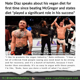 Nate Diaz states vegan diet played significant role in beating Conor McGregor